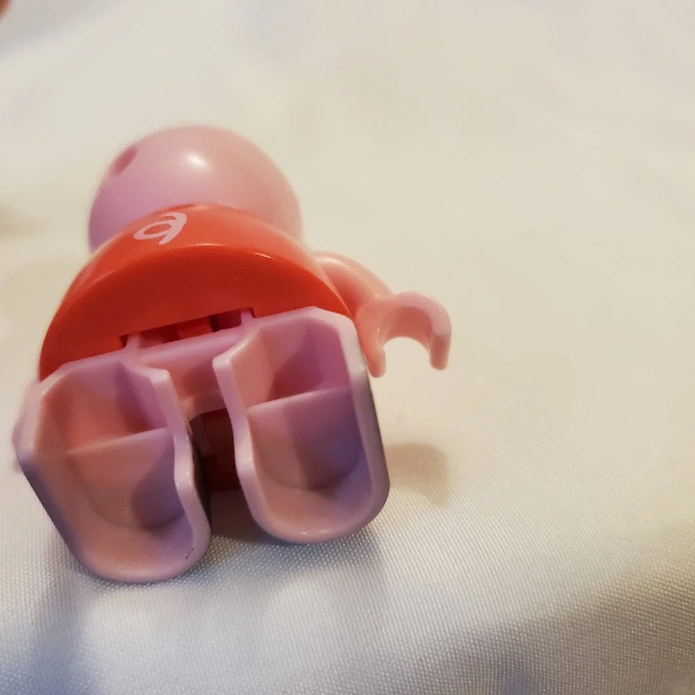 Peppa Pig Figure Toy Kids‎ Red Dress Black Shoes Plastic Collectible